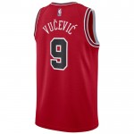 Maillot NBA Chicago Bulls Nikola Vucevic 9 Nike 2022-23 Icon Edition Rouge Swingman - Homme